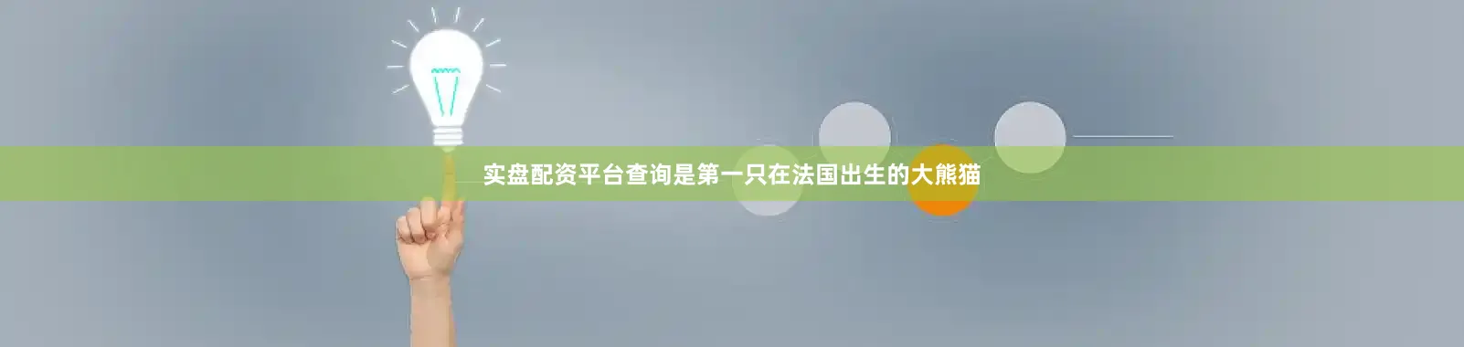 实盘配资平台查询是第一只在法国出生的大熊猫